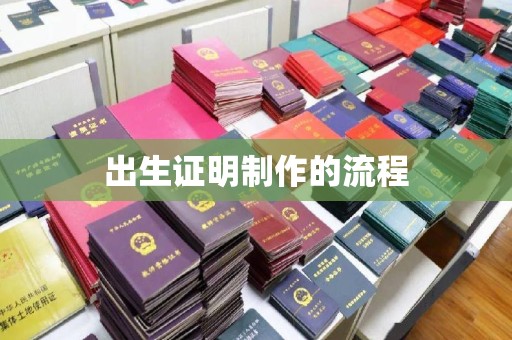三湾出生证明制作的流程