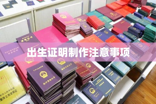 三湾出生证明制作注意事项