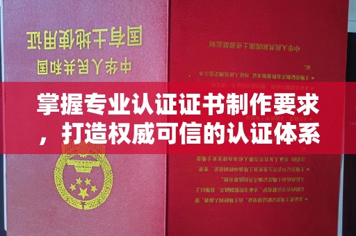 三湾掌握专业认证证书制作要求，打造权威可信的认证体系