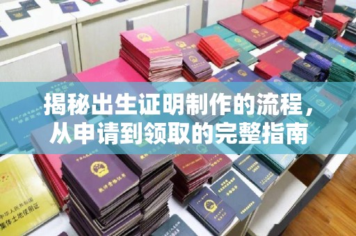 三湾揭秘出生证明制作的流程，从申请到领取的完整指南