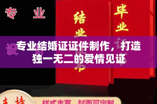 三湾专业结婚证证件制作，打造独一无二的爱情见证
