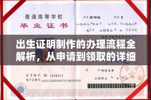 三湾出生证明制作的办理流程全解析，从申请到领取的详细指南