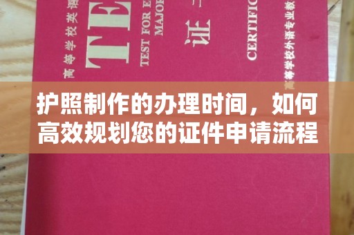 三湾护照制作的办理时间，如何高效规划您的证件申请流程