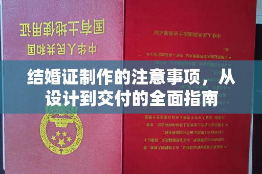 三湾结婚证制作的注意事项，从设计到交付的全面指南