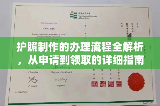 三湾护照制作的办理流程全解析，从申请到领取的详细指南